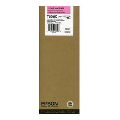 Epson T606C light magenta ink cartridge (original Epson) C13T606C00 026130 - 1