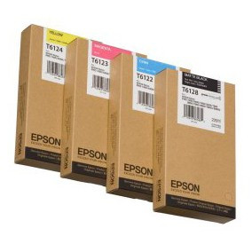 Epson T6124 yellow ink cartridge (original) C13T612400 026094 - 1