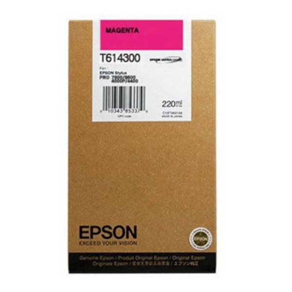 Epson T6143 high capacity magenta ink cartridge (original) C13T614300 026108 - 1