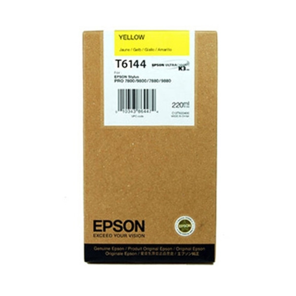 Epson T6144 high capacity yellow ink cartridge (original) C13T614400 026110 - 1