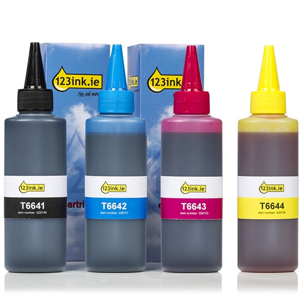 Epson T6641/2/3/4 ink tank 4-pack (123ink version)  127046 - 1