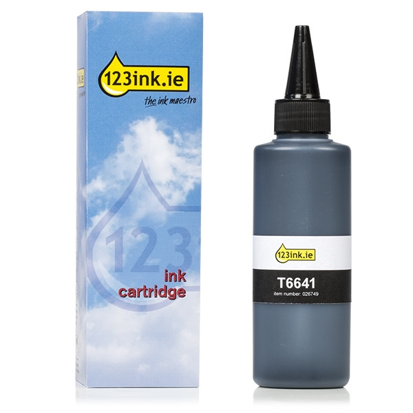 Epson T6641 black ink tank (original Epson) Epson 123ink.ie