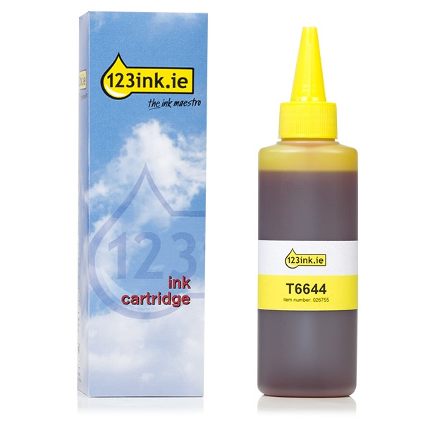 Epson T6644 yellow ink tank (123ink version) C13T664440C 026755 - 1