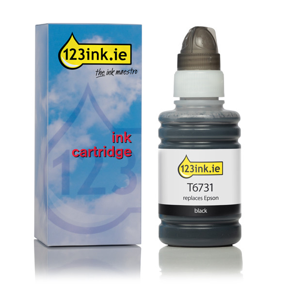 Epson T6731 black ink cartridge (123ink version) C13T67314AC 026817 - 1