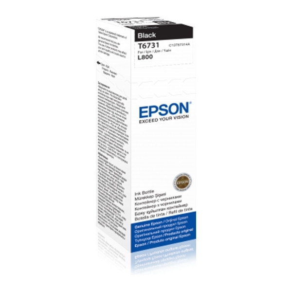 Epson T6731 black ink cartridge (original Epson) C13T67314A 026816 - 1