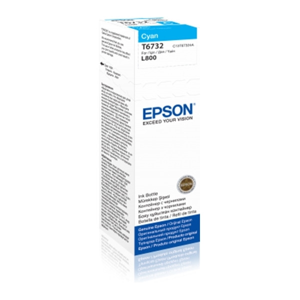 Epson T6732 cyan ink cartridge (original Epson) C13T67324A 026818 - 1