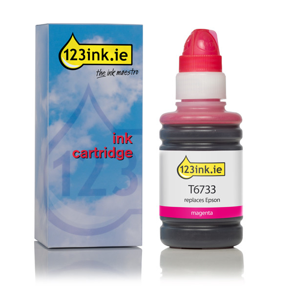 Epson T6733 magenta ink cartridge (123ink version) C13T67334AC 026821 - 1