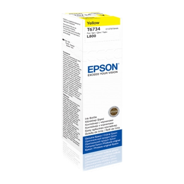 Epson T6734 yellow ink cartridge (original Epson) C13T67344A 026822 - 1