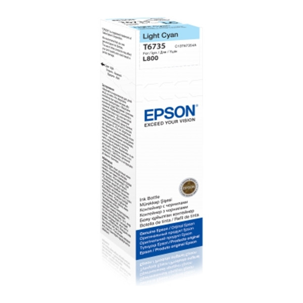 Epson T6735 light cyan ink cartridge (original Epson) C13T67354A 026824 - 1