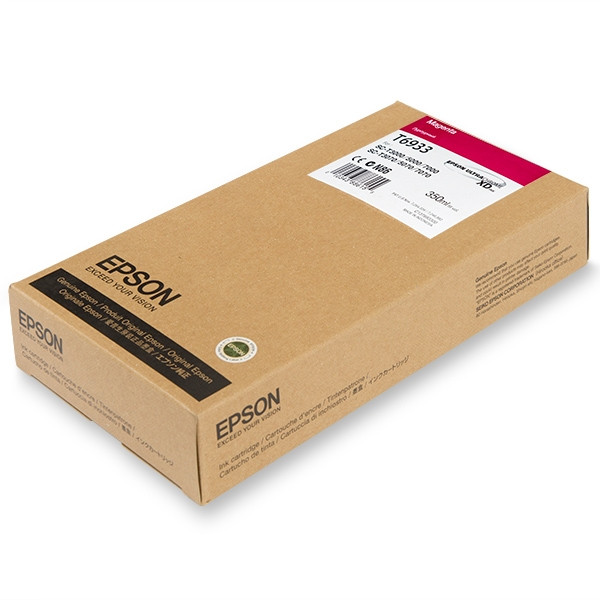 Epson T6933 high capacity magenta ink cartridge (original Epson) C13T693300 026556 - 1