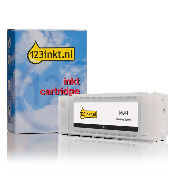 Epson T6941 extra high capacity photo black ink cartridge (123ink version) C13T694100C 026563 - 1