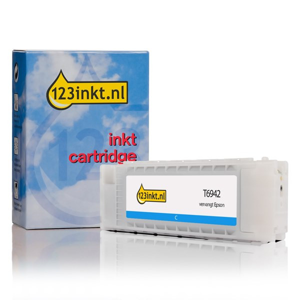 Epson T6942 extra high capacity cyan ink cartridge (123ink version) C13T694200C 026565 - 1