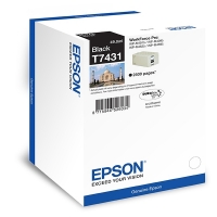 Epson T7431 black ink cartridge (original) C13T74314010 026608