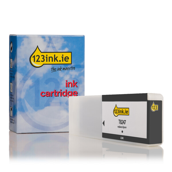 Epson T8247 light black ink cartridge (123ink version) C13T824700C 026905 - 1