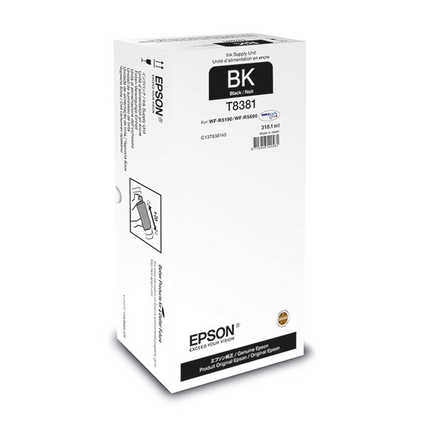 Epson T8381 high-capacity black ink cartridge (original) 027080 - 1