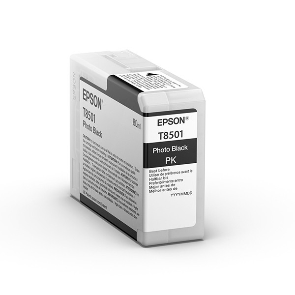 Epson T8501 photo black ink cartridge (original Epson) C13T850100 026774 - 1