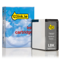 Epson T8507 light black ink cartridge (123ink version) C13T850700C 026787