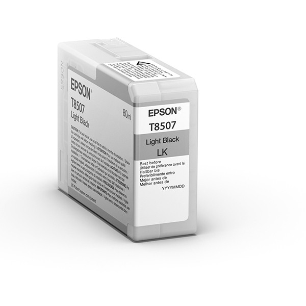 Epson T8507 light black ink cartridge (original Epson) C13T850700 026786 - 1