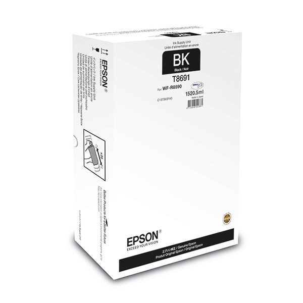 Epson T8691 extra high capacity black ink cartridge (original) C13T869140 027072 - 1