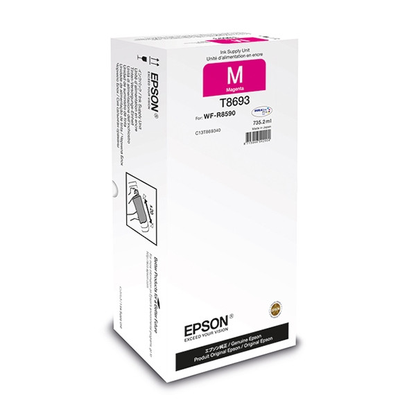 Epson T8693 magenta extra high capacity ink cartridge (original) C13T869340 027076 - 1
