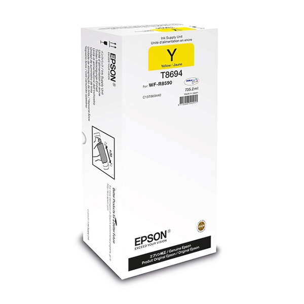 Epson T8694 yellow extra high capacity ink cartridge (original) C13T869440 027078 - 1