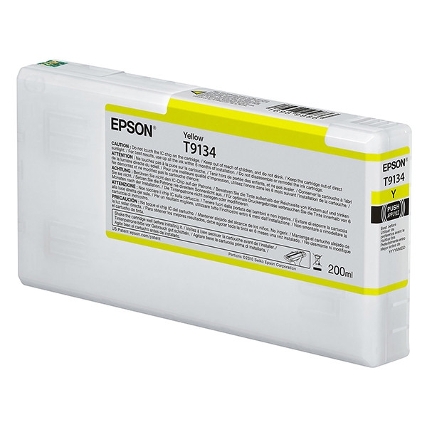 Epson T9134 yellow ink cartridge (original Epson) C13T913400 026992 - 1