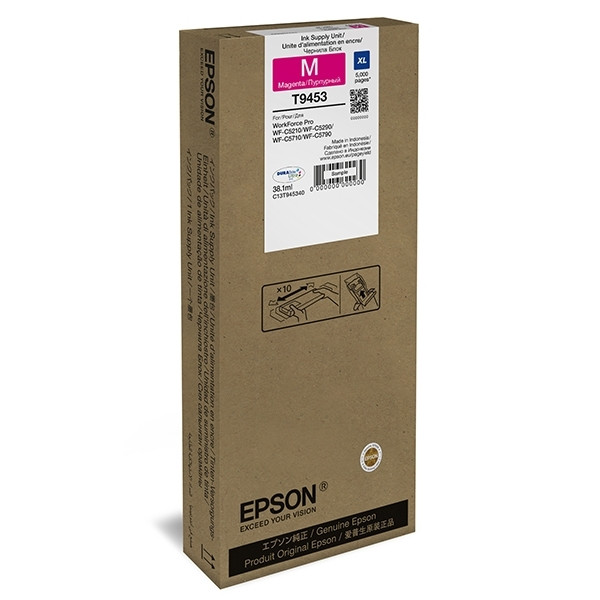 Epson T9453 high-capacity magenta ink cartridge (original Epson) 025964 - 1