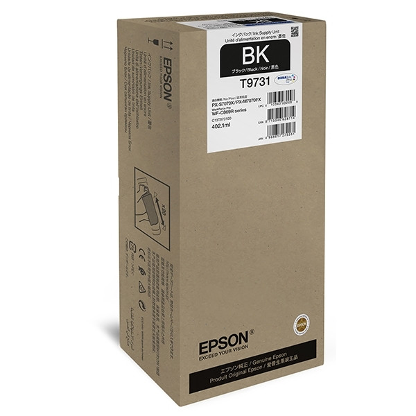Epson T9731 high capacity black ink cartridge (original) C13T973100 027042 - 1
