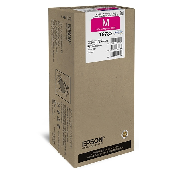 Epson T9733 high capacity magenta ink cartridge (original) C13T973300 027046 - 1