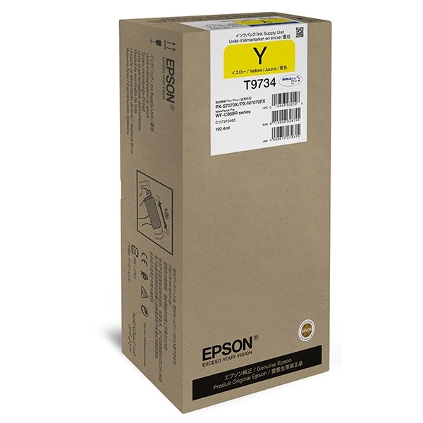 Epson T9734 high capacity yellow ink cartridge (original Epson) 027048 - 1