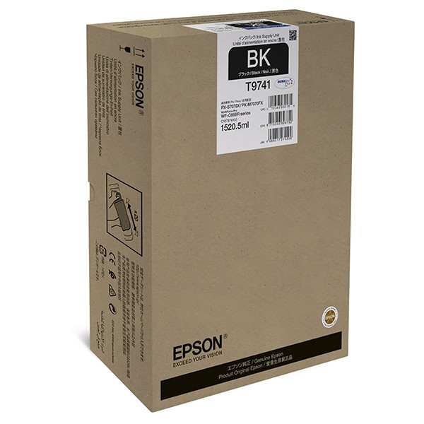 Epson T9741 extra high capacity black ink cartridge (original Epson) 027050 - 1