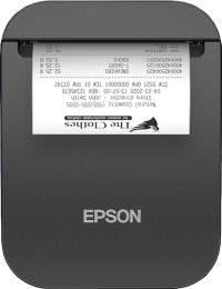 Epson TM-P80II black mobile receipt printer with Bluetooth and USB 831917