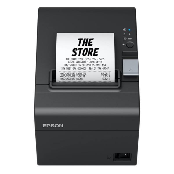 Epson TM-T20III (011) receipt printer bundle with 123ink white thermo cash register roll, 80mm x 80mm x 12mm (5-pack) 831985 - 2