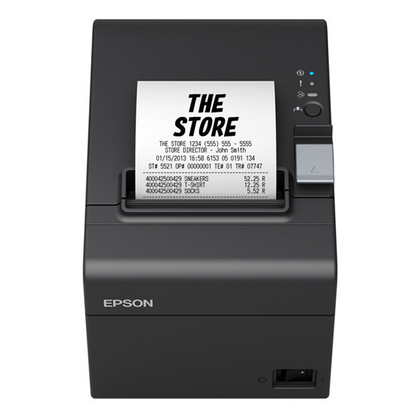 Epson TM-T20III (012) receipt printer with Ethernet bundle with 123ink white thermo cash register roll, 80mm x 80mm x 12mm (5-pack) 831986 - 3