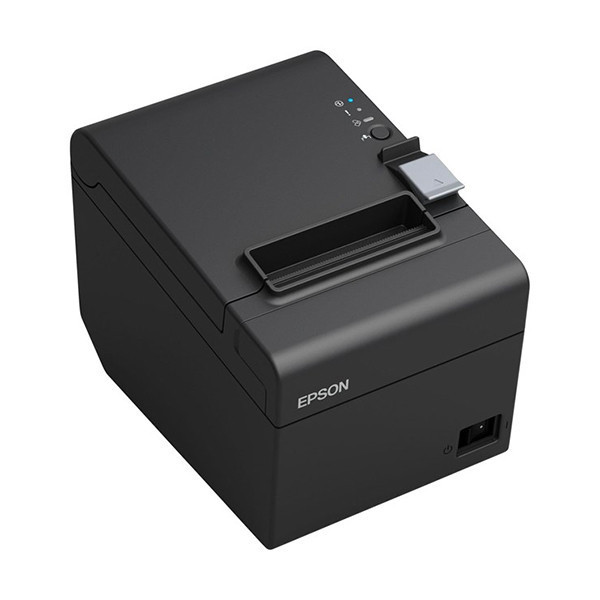 Epson TM-T20III (012) receipt printer with Ethernet bundle with 123ink white thermo cash register roll, 80mm x 80mm x 12mm (5-pack) 831986 - 2