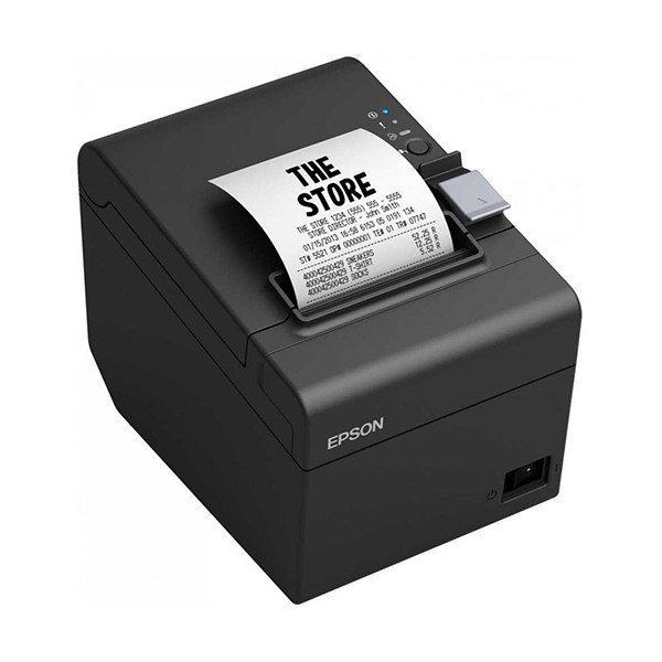 Epson TM-T20III (012) receipt printer with Ethernet bundle with 123ink white thermo cash register roll, 80mm x 80mm x 12mm (5-pack) 831986 - 4