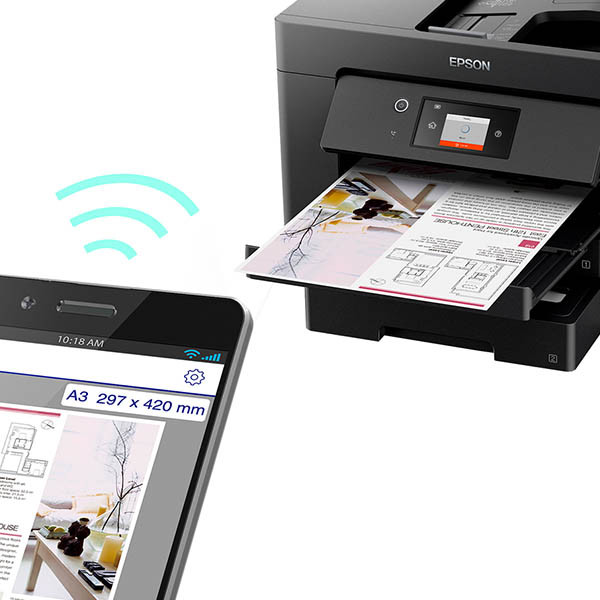 Epson WorkForce WF-7830DTWF All-in-One A3 inkjet printer with WiFi (4 in 1) 831771 - 7