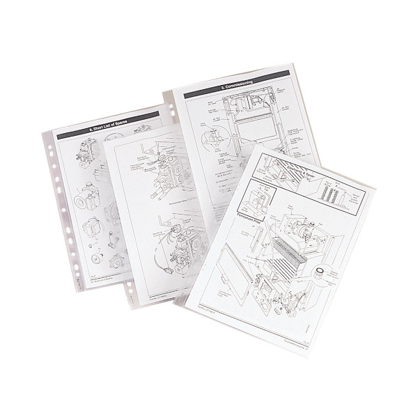 | Punched pocket (A4, 11-hole) | 105µ | Esselte Heavy Duty | 25-pack IE000676 - 1