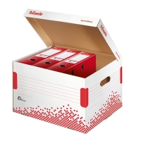 Esselte 623 914, A4 Speedbox storage and transport box, 392mm x 301mm x 334mm (1-pack) 623914 203216