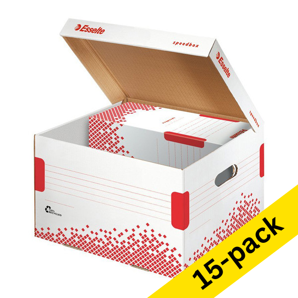 A4 archive box 433 x 364 x 263mm | Esselte Speedbox | 15-pack 203998 - 1