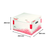 A4 archive box 433 x 364 x 263mm | Esselte Speedbox | 15-pack 203998 - 3