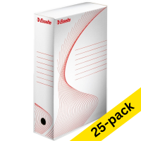 A4 archive box 80 x 250 x 352mm | Esselte Boxy 80 | 25-pack