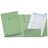 Esselte A4 green 3-flap folder with line printing (50-pack) 1033308 203570