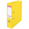 A4 lever arch file | Esselte ES80618 plastic | yellow 75mm