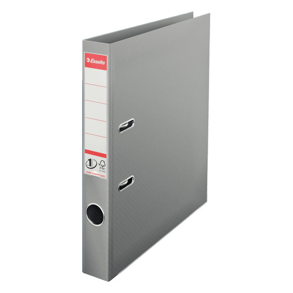 A4 lever arch file | Esselte Vivida plastic | grey 50mm 203288 - 1