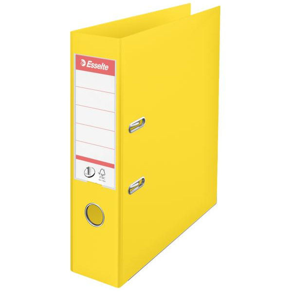 A4 lever arch file (75mm) | plastic | Esselte ES80618 yellow 227533 - 1