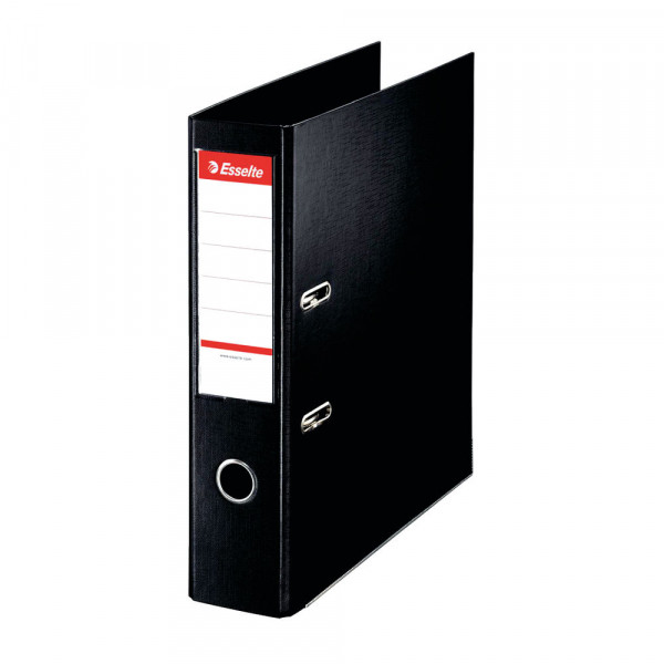 A4 lever arch file (75mm) | plastic | Esselte ES80663 black 227541 - 1