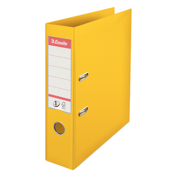 A4 lever arch file (75mm) | plastic | Esselte Vivida yellow 203267 - 1