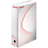 Esselte Boxy 80 A4/folio archive box, 80mm x 352mm x 250mm (25-pack)