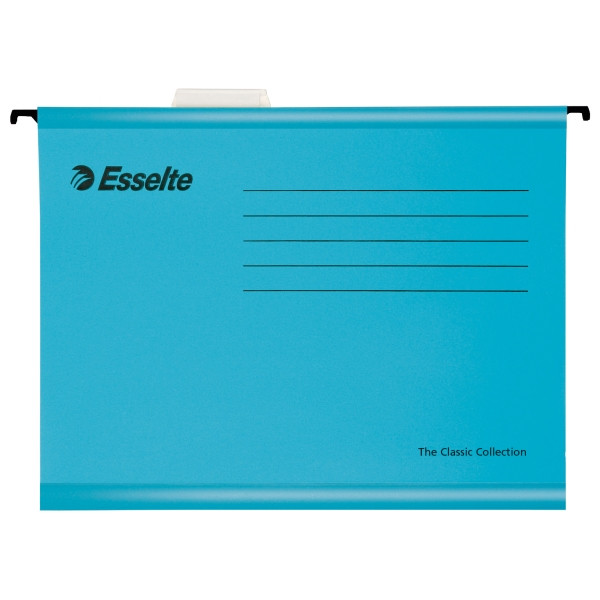 Esselte Classic blue reinforced suspension files, 380mm (25-pack) 90376 203235 - 1